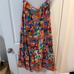 ANTONIO MELANI Giuliana geometric printed skirt